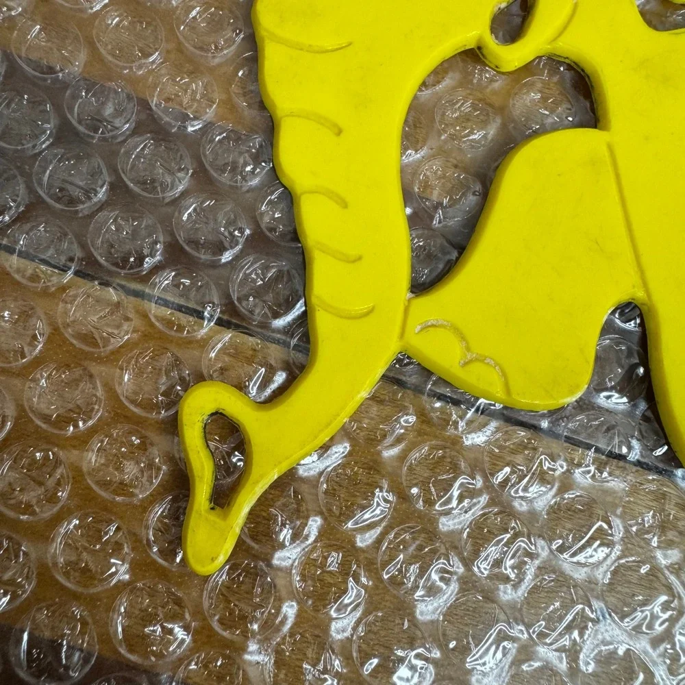Vintage Yellow Elephant Cutout Decoration Decor Craft Supplies Stencil Pie‎